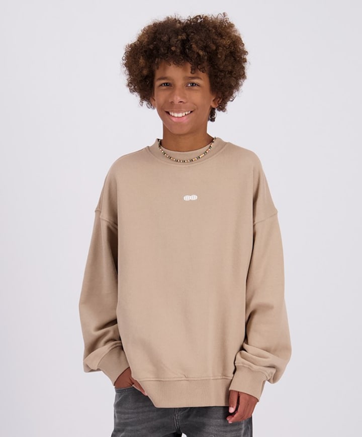 Jongens sweater beige