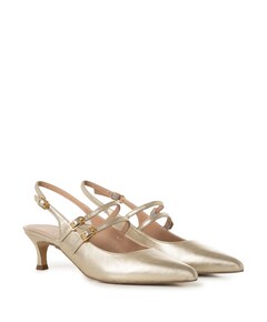 Inazar slingbacks goud