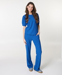Comfy dames broek blauw