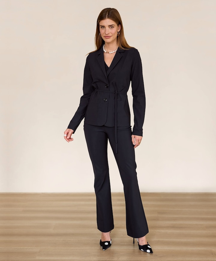 Dames blazer zwart