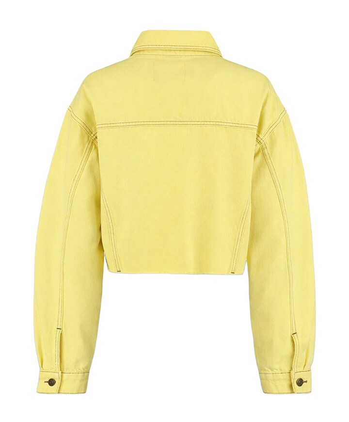 Dames spijkerjas  geel