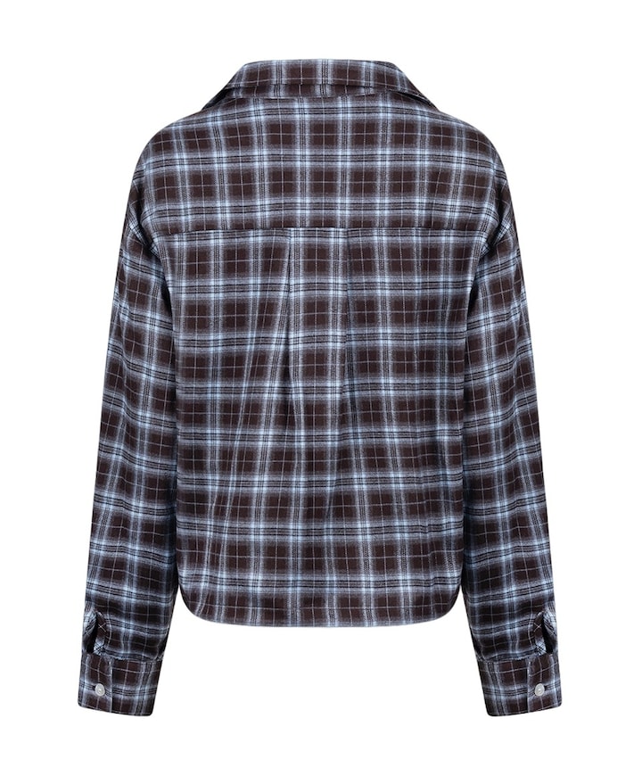 Dames blouse bruin