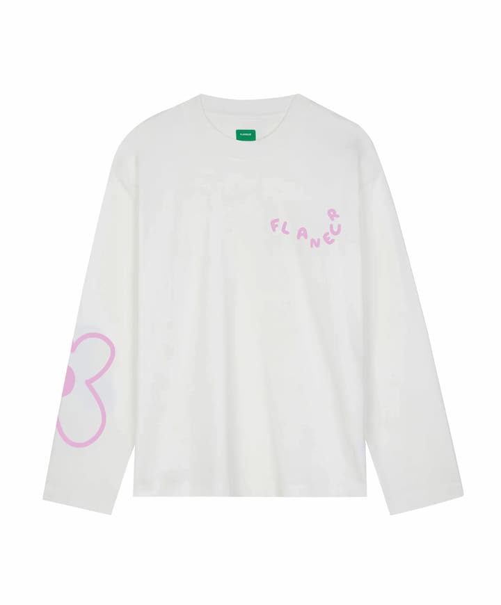 Heren longsleeve wit