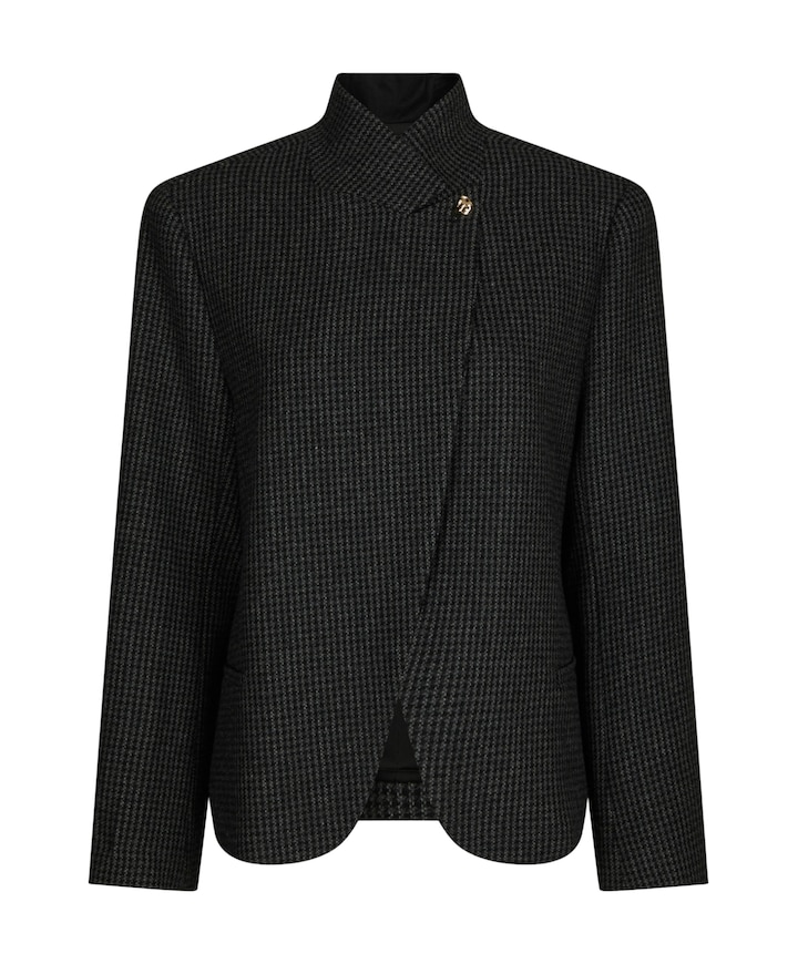 Dames blazer grijs