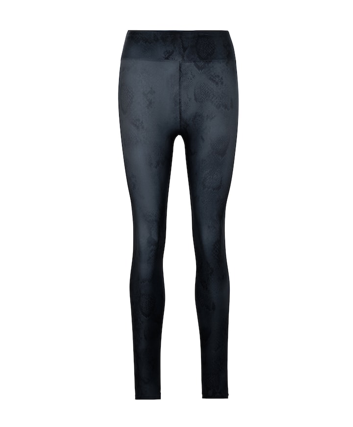 Printed High Waist Tights dames tights grijs