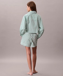 Dames pyjamatop groen