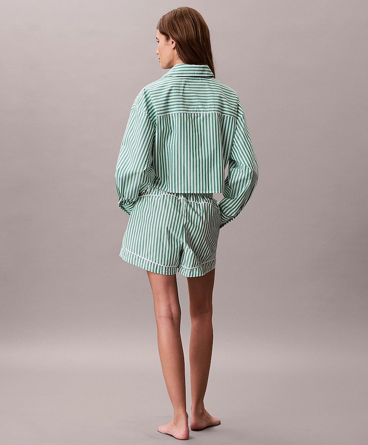 Dames pyjamatop groen