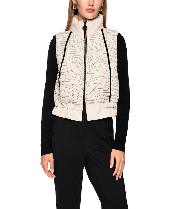 Dames bodywarmer ecru