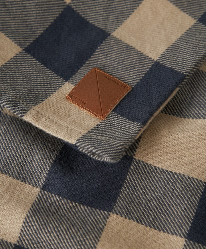 Jongens overhemd lange mouw blauw
