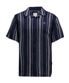 Heren overshirt blauw