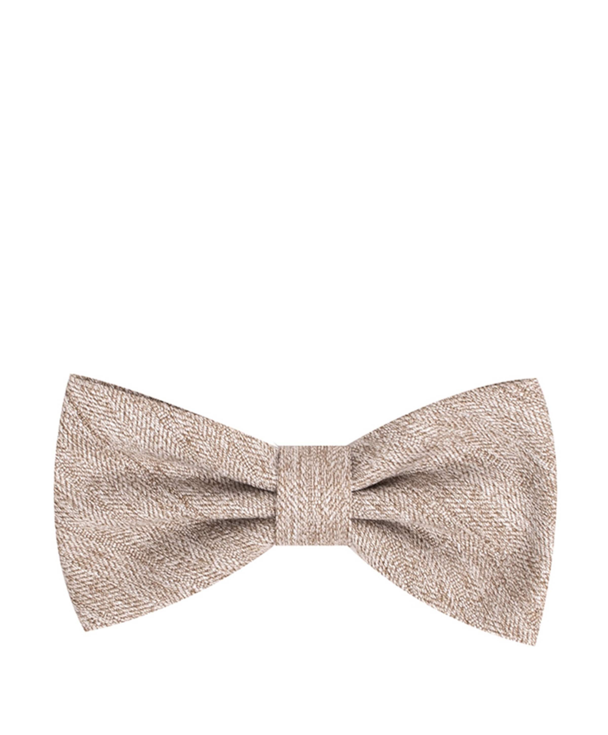 Heren vlinderstrikje beige
