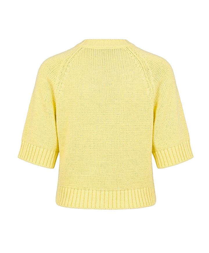Dames vest geel