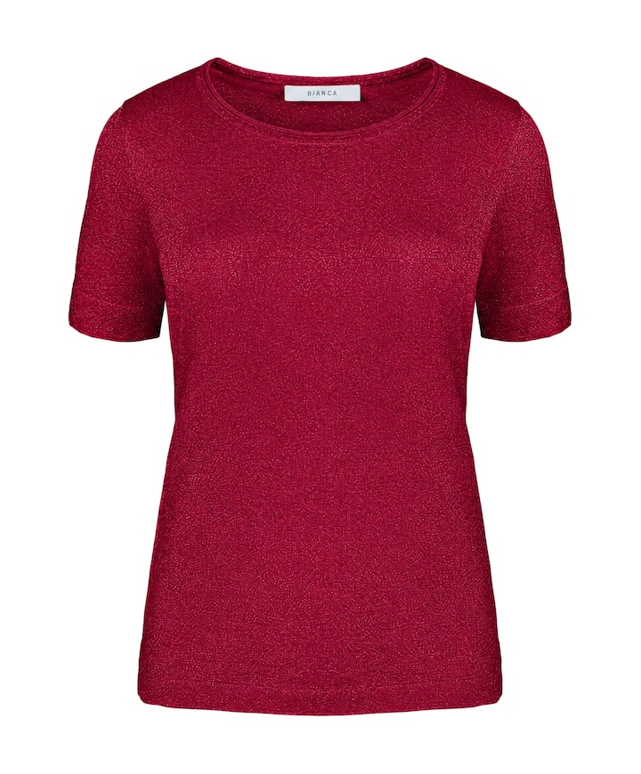 Dames T-shirt bordeaux