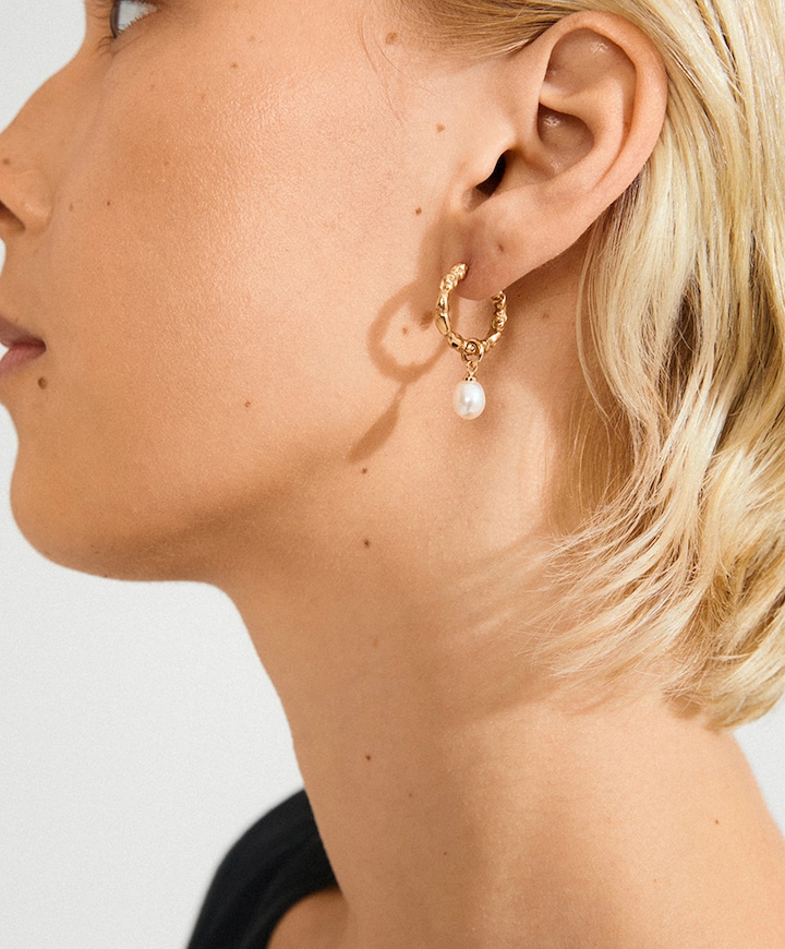 Dames oorbellen goud