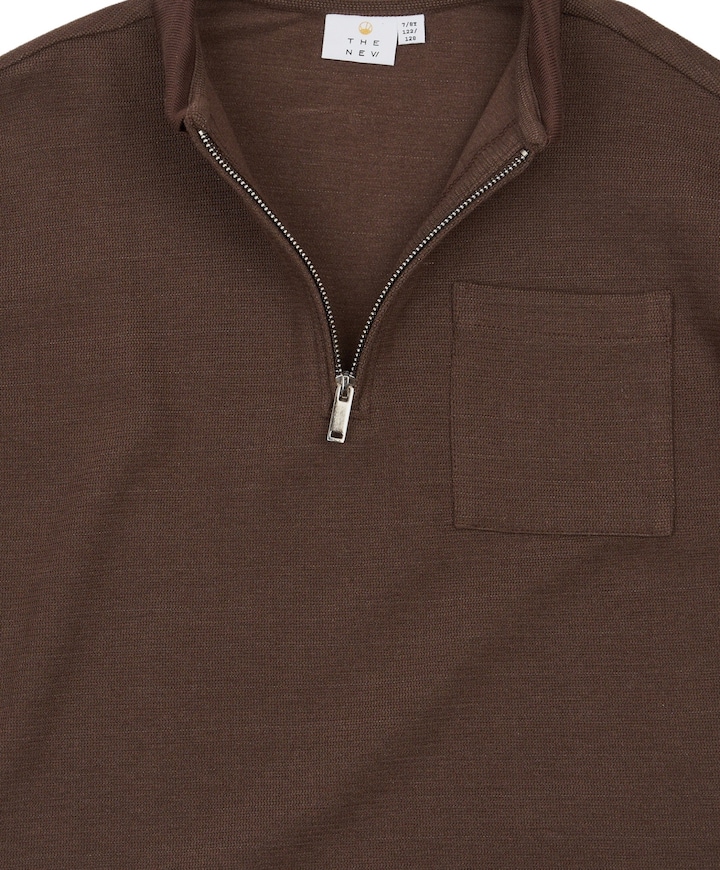 Jongens polo bruin