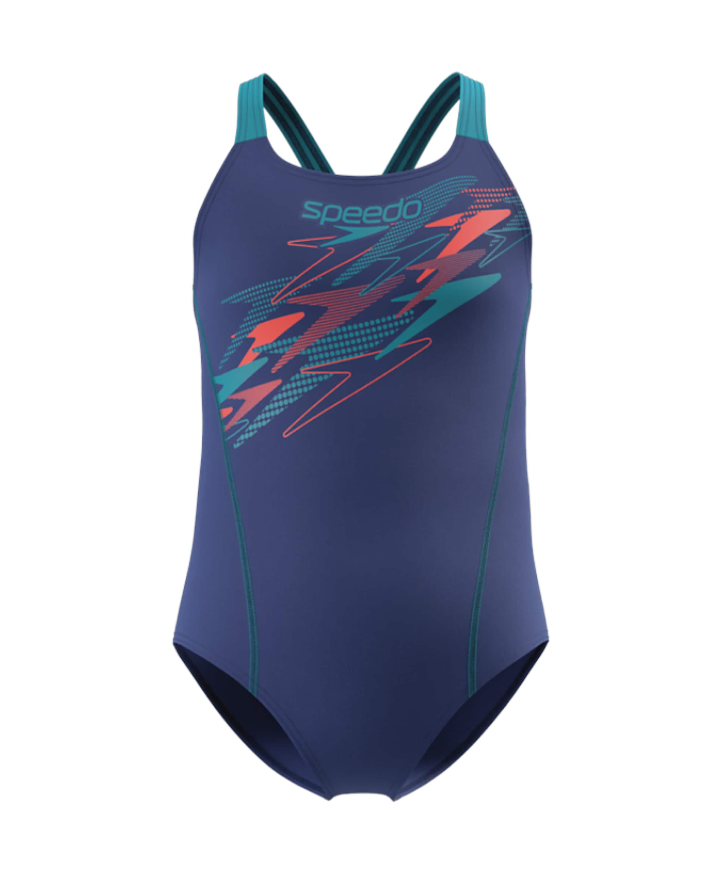 Meisjes badpak blauw