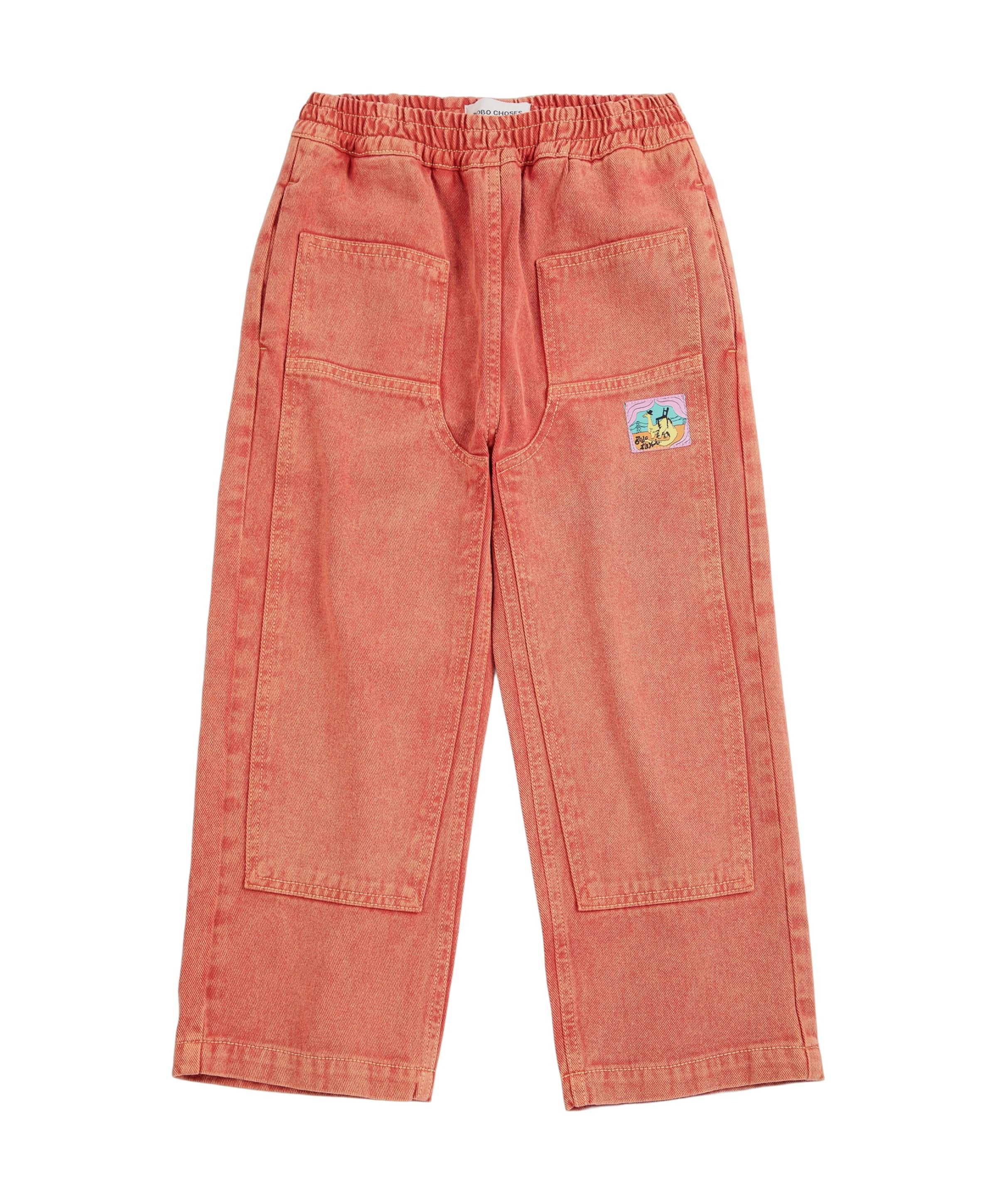 Taxi Saurus Tag Twill uniseks jeans  rood