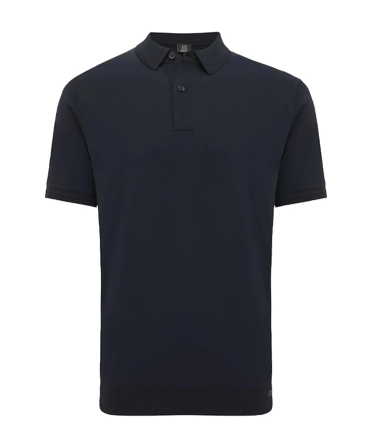 Heren polo blauw