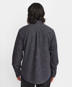 Heren overshirt blauw