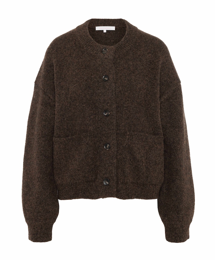 Dames vest bruin