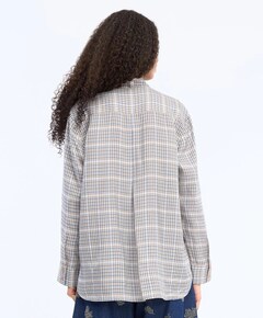 Dames blouse blauw