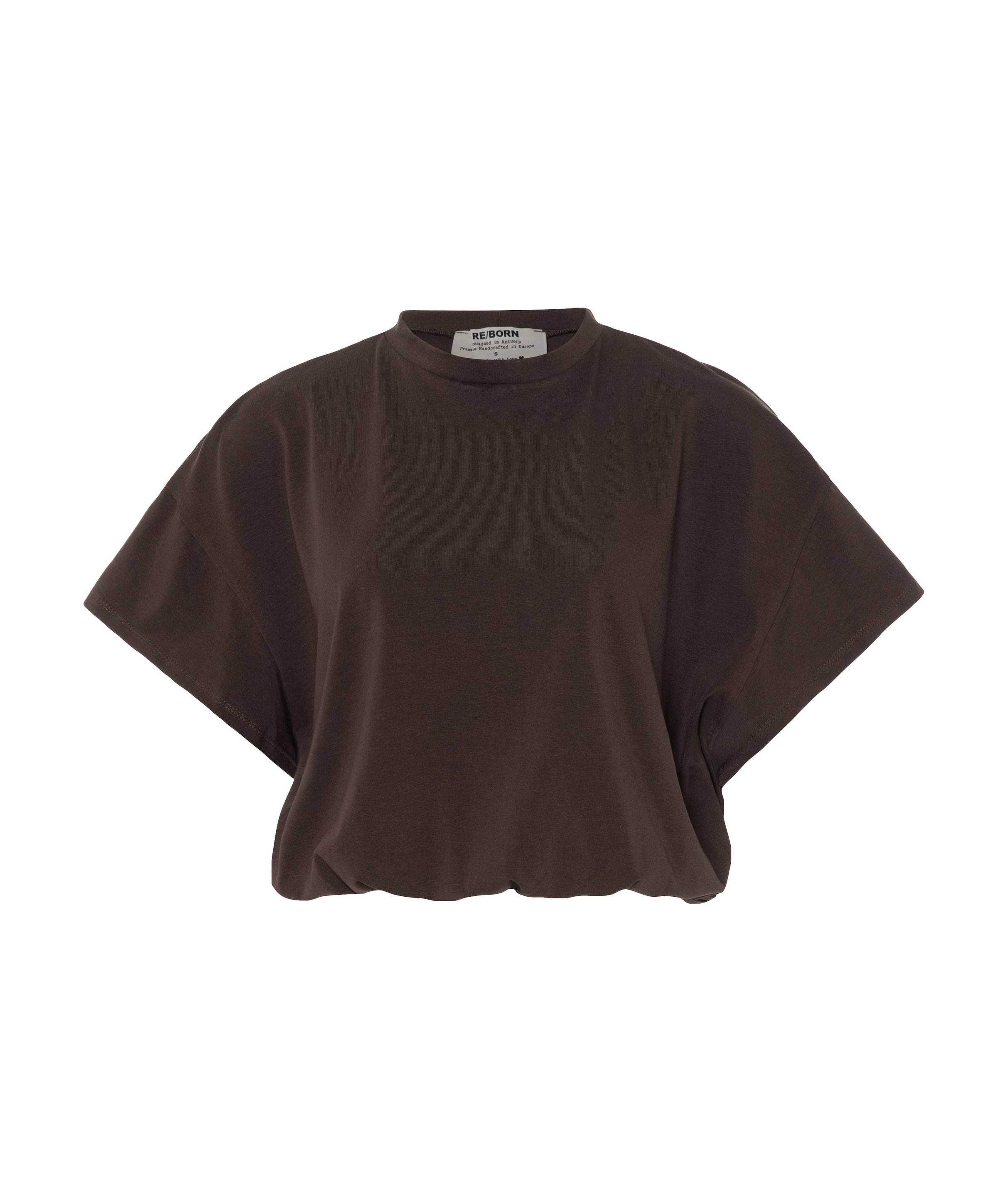 Dames T-shirt bruin