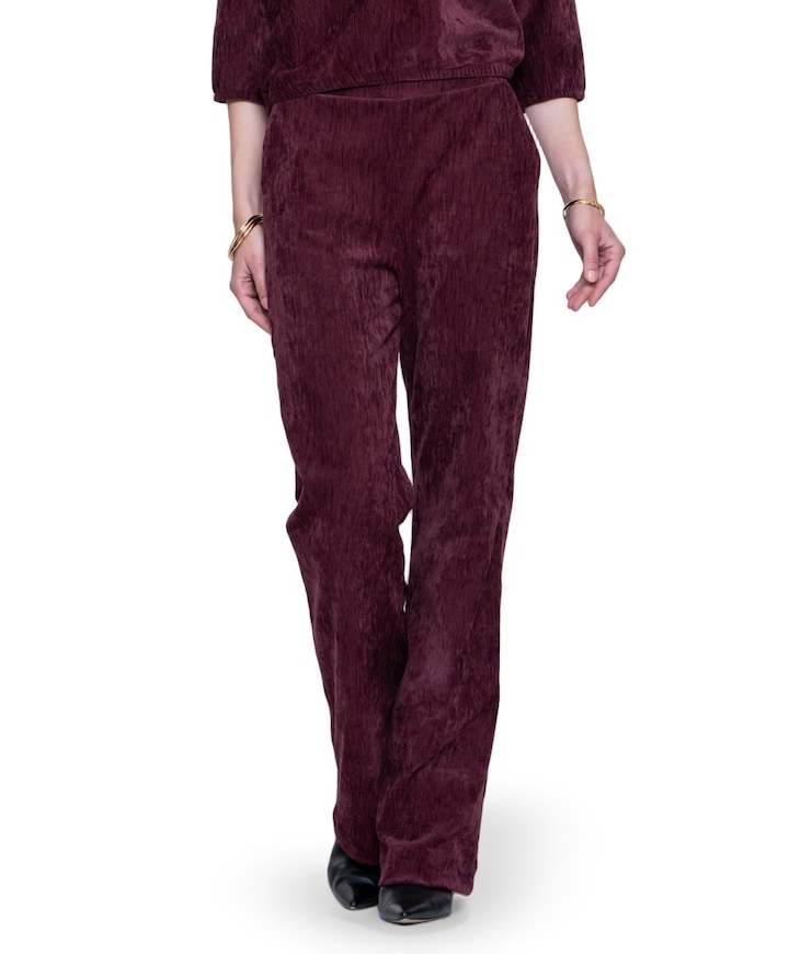 Dames broek bordeaux