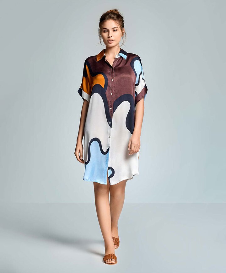 Dames jurk multicolor