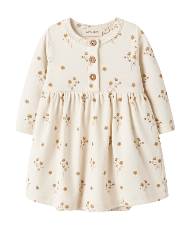 Meisjes jurk ecru
