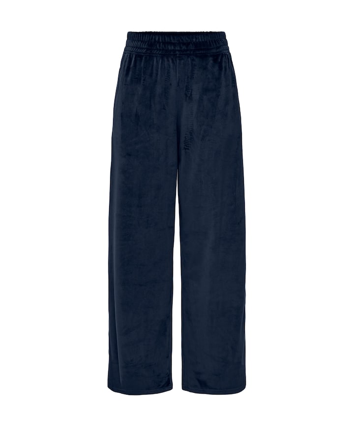 ONPELSA HW WIDE VELVET PNT dames trainingsbroek blauw