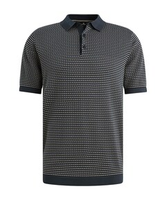 Heren polo blauw