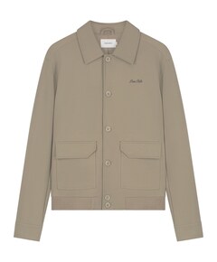 Heren overshirt beige