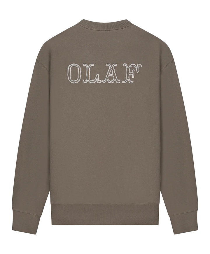 Heren sweater bruin