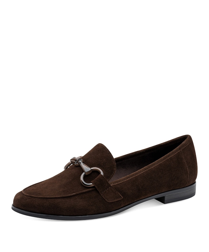 Women Slip-on dames loafers bruin
