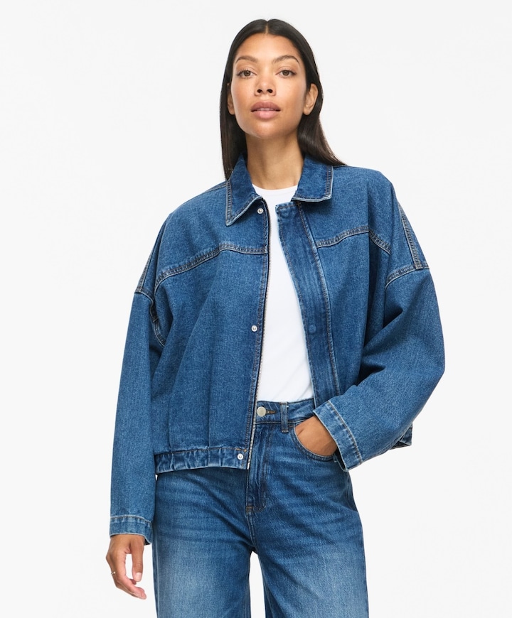 Dames spijkerjas  blauw