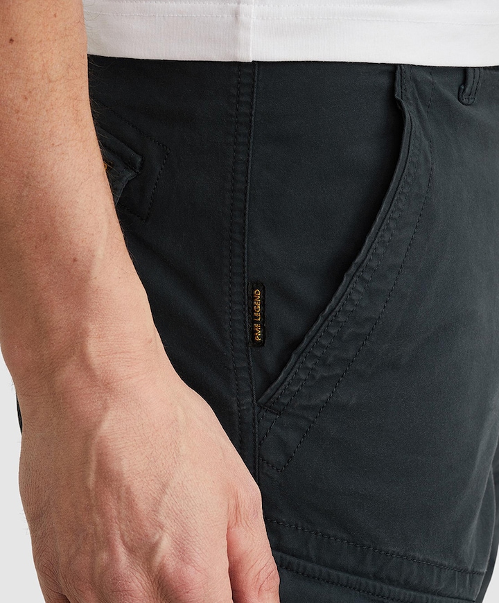 NORDROP CARGO SHORTS STRETCH TWILL heren korte broek blauw