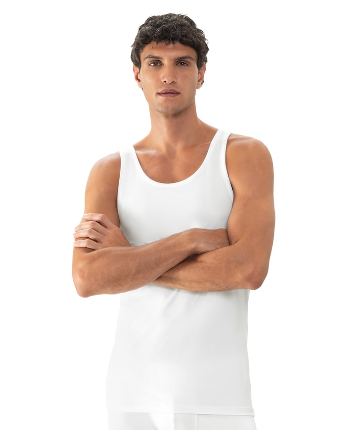 Heren singlet wit