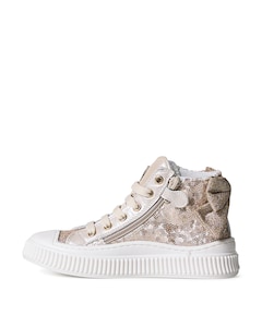 meisjes veterschoenen beige