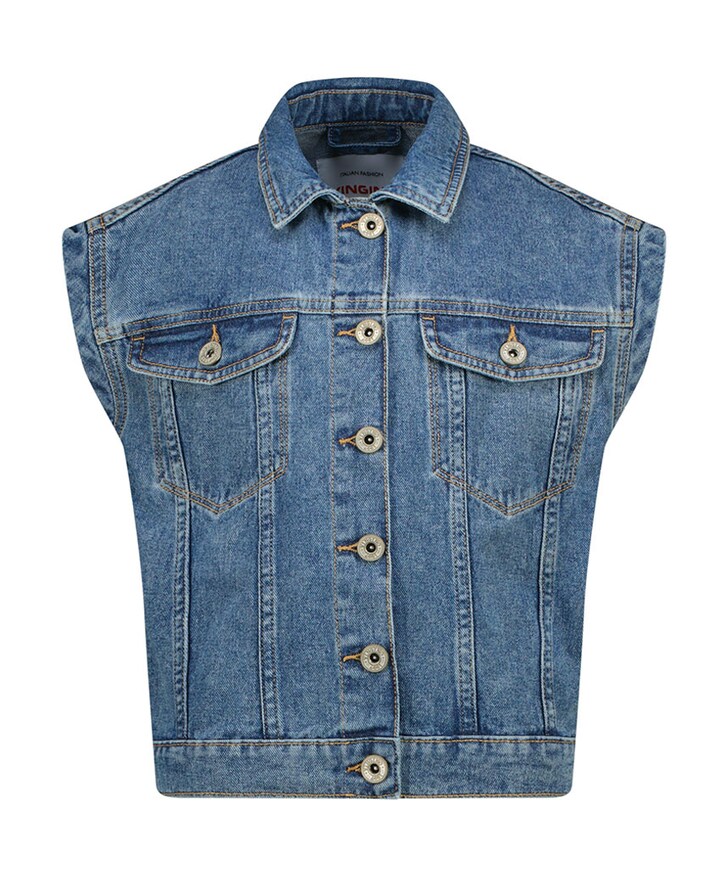 Gilet blauw