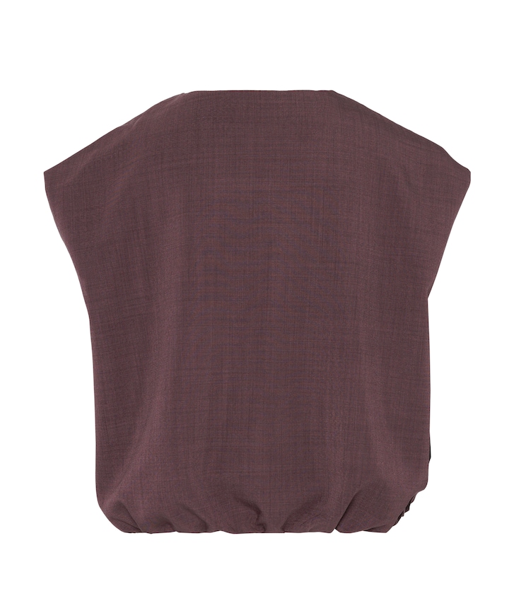 Dames gilet bordeaux