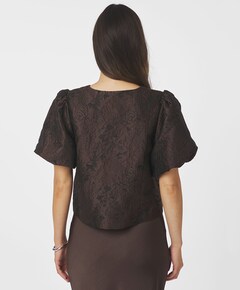 Dames blouse bruin