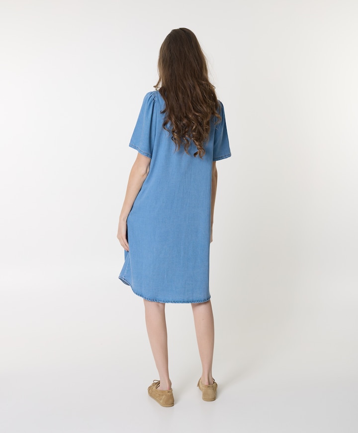 Dames jurk blauw