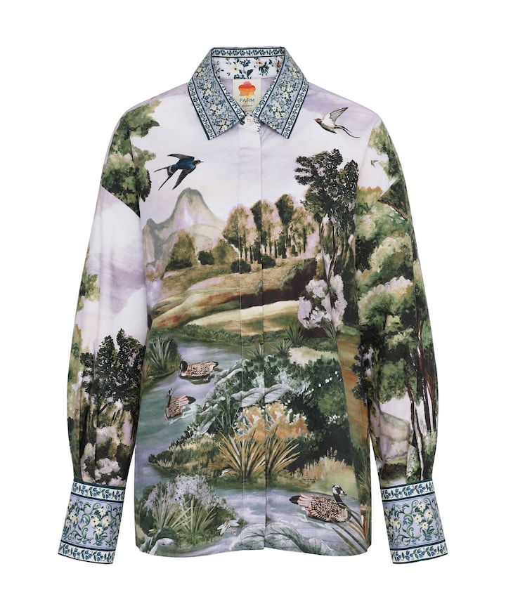 Dames blouse groen