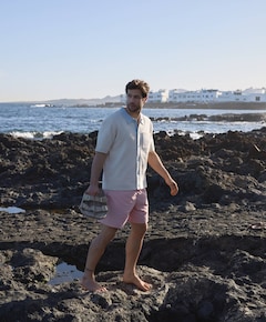 heren zwembroek roze