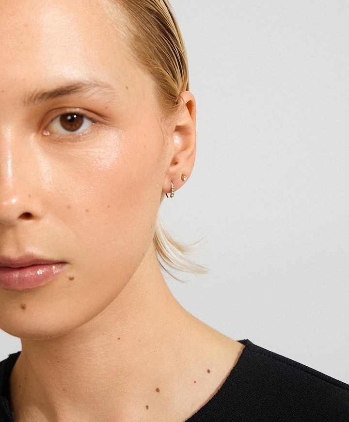 Dames oorbellen goud