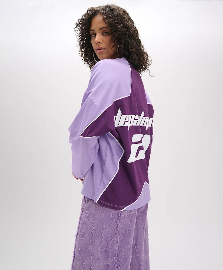 Dames longsleeve paars