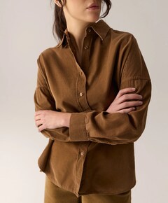 Dames blouse bruin