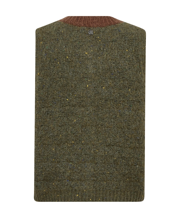 Dames vest groen