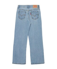 Wide leg jeans meisjes jeans blauw