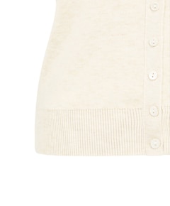 Dames vest ecru